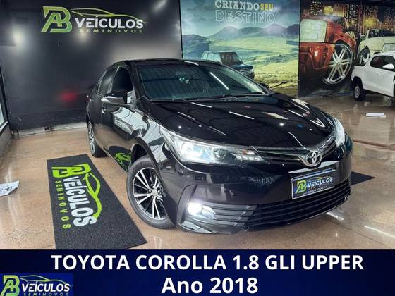TOYOTA COROLLA 1.8 GLI UPPER 16V FLEX 4P AUTOMÁTICO